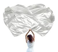 Bandiere di culto per balli, chiese, lode, danza, lode, per principianti, con aste flessibili, 140 x 90 cm, con asta flessibile