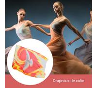 Bandiere di Danza | Bandiera Ala d'Angelo di Culto per la Danza della Chiesa - Banner Quadrato per Ragazze Cristiane Eventi All'aperto Concerti Pratica Preghiere Spettacoli
