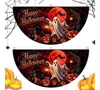 Bandiere Di Halloween - Mezza Ventola Semicircolare Su Entrambi I Lati, 2 P