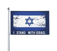 Bandiere di Israele Sto con le bandiere di Israele Bandiera popolare Banner esterno per la camera dei ragazzi 3x5 piedi, sto con l'arazzo di Israele per il soggiorno