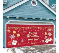 Bandiere di Natale per decorazioni per feste Get Ready For The Festivities With Christmas Garage Banner Create Lasting Memories This Holiday Season! (A,480 x 210 cm)