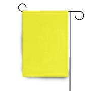 Bandiere di preghiera giallo fluorescente banner all'aperto per la decorazione del patio 28x40 double sided