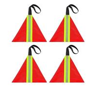 Bandiere di segnalazione per la sicurezza | Bandiere riflettenti per barca di sicurezza impermeabile - Set di per kayak antistrappo per rimorchi canoa bici barche