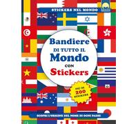 Bandiere di tutto il mondo. Con adesivi