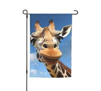 Bandiere divertenti giraffe per esterni, 30,5 x 45,7 cm, stampa su entrambi i lati, bandiera da giardino per esterni, bandiera per vacanze con occhielli, bandiera per casa, cortile, per fattoria