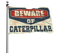 Bandiere divertenti per camera con scritta "Beware of Cat Lady" (lingua italiana non garantita), decorazione per la casa, 120 x 180 cm