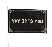 Bandiere divertenti per camera Yay It's You, decorazione per camper (30 x 45 cm)