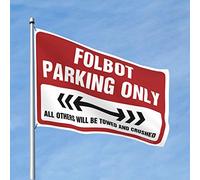 Bandiere divertenti per dormitorio universitario Folbot solo parcheggio bandiere per la decorazione della stanza decorazione della stanza dormitorio universitario (dimensioni: 30 x 45 cm)