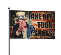 Bandiere divertenti per stanza ragazzi Take Off Your Shose bandiera Deck Decor estive decorazioni per la casa (30 x 45 cm)