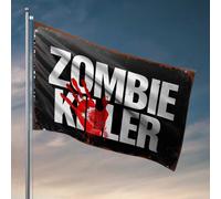Bandiere dormitorio per ragazzi Zombie Slayer: The Ultimate Guide, poster cool per ragazzi decorazioni per piscina all'aperto (120 x 180 cm)
