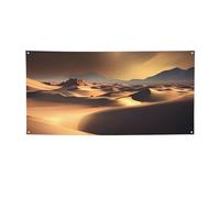 Bandiere e cartelli del deserto del Sahara, bandiere da appendere alla parete, striscione personalizzato per feste con 4 fori, sfondo con testo fotografico, sfondo per feste di compleanno, per interni