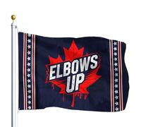 Bandiere Elbows Up Canada 3x5 per esterni, Never 51 Apparel Flags For Room Guys, popolari bandiere 3x5 per esterni e interni, decorazione per feste