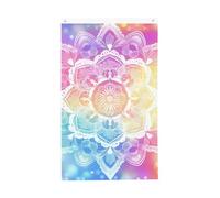 Bandiere etniche floreali mandala, 9 x 1,5 m, bandiera arcobaleno da giardino, striscione su entrambi i lati, per casa, cortile, esterno, interno, festa decorativa
