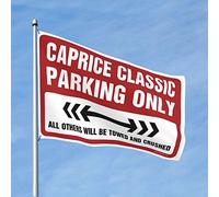 Bandiere fantastiche per dormitorio universitario Caprice Classic Parking Only bandiera mobili sala giochi regali divertenti per capo (dimensioni: 152 x 244 cm)