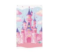 Bandiere floreali castello 3x5 FT bandiera da giardino colorato banner doppio lato per casa cortile esterno interno festa decorativa