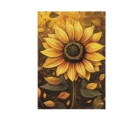 Bandiere floreali dorate con girasole per il giorno del Ringraziamento per la casa e il giardino su entrambi i lati, per festival e vacanze, per cortile, fattoria, feste, 71 x 101 cm