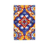 Bandiere floreali mandala, 0,9 x 1,5 m, bandiera astratta colorata da giardino a doppia faccia per casa cortile esterno interno festa decorativa