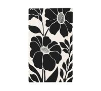 Bandiere floreali minimaliste con foglie floreali vintage per la casa, 9 x 1,5 m, striscione di auguri con occhielli per interni ed esterni, decorazioni per la casa