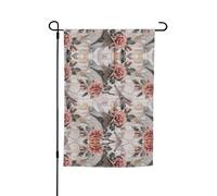 Bandiere Flower Paris Torre Eiffel con motivi, adatte per giardino, balcone e terrazza.