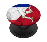 Bandiere Francia e Isola di Man - French Manx PopSockets PopGrip Adesivo