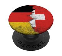 Bandiere Germania e Svizzera - Svizzera tedesca PopSockets PopGrip Adesivo