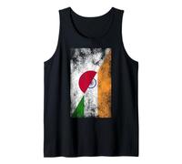 Bandiere Giappone e India - Indiano Giapponese Canotta
