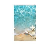 Bandiere Hawaii Beach stelle marine 0,9 x 1,5 m bandiera da giardino banner doppio lato per casa cortile esterno interno festa decorativa