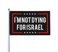 Bandiere "I'MDying For Israel" 3x5 piedi, decorazione per esterni e interni, stendardo per processione con 2 occhielli