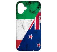 Bandiere Italia & Nuova Zelanda - Kiwi Italiano, Nuova Zelanda Custodia per iPhone 16 Plus
