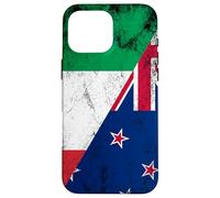 Bandiere Italia & Nuova Zelanda - Kiwi Italiano, Nuova Zelanda Custodia per iPhone 16 Pro Max