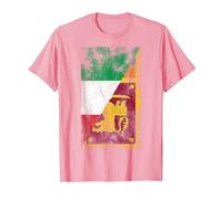 Bandiere Italia Sri Lanka - Sri Lanka Italiano Maglietta, Uomo, Rosa, L