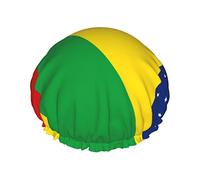Bandiere italiane e brasiliane Riutilizzabile Impermeabile Lavabile Regolabile Adatto a donne Tutte le lunghezze di capelli Cuffia da a