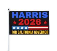 Bandiere Kamala-Harris per il governatore della California 2026, 3x5, cartello da giardino, striscioni da giardino