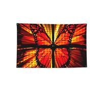 Bandiere lavabili con farfalle arancioni decorazioni per feste facili da appendere per feste per bambini banner da parete per camera dormitorio