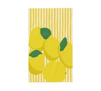 Bandiere minimaliste con limoni su strisce verticali per casa da cortile, 0,9 x 1,5 m, striscione con occhielli per interni ed esterni, decorazioni per la casa