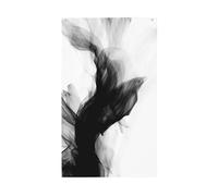 Bandiere minimaliste in bianco e nero astratto per la casa, 0,9 x 1,5 m, striscione di auguri con occhielli per interni ed esterni, decorazioni per la casa per feste