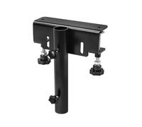 bandiere montate a parete, Supporto for asta portabandiera for cassone di camion senza foratura, adatto alla maggior parte dei pickup, con kit di montaggio, in metallo nero, 10,5x1,2 pollici