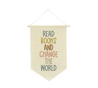 Bandiere motivazionali da appendere alla parete per topi di biblioteca in cerca di crescita interna e ispirazione