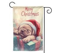 Bandiere natalizie da giardino per esterni, 30,5 x 45,7 cm, morbide e leggere, per camera da letto, interni, non si piegano, bandiere da cortile su entrambi i lati, per decorazioni esterne