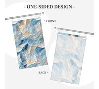 Bandiere naturali con onde o foglie per la casa, 9 x 1,5 m, striscione di auguri con occhielli per interni ed esterni, decorazioni per la casa