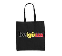 Bandiere Nazionali Belgio - Borsa In Tela - Amore Per La Capitale Bruxelles