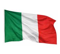 Bandiere nazionali - Resistente alle intemperie, occhielli in ottone, poliestere di alta qualità, cuciture doppie, uso esterno (1, Italia, 90 x 150 cm)