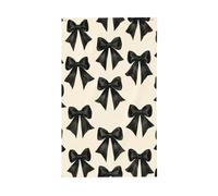 Bandiere nere per casa da cortile, 9,1 x 1,5 m, striscione di auguri con occhielli per interni ed esterni, decorazioni per la casa