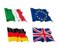 BANDIERE PER ALBERGHI CM 100 X 150 ITALIA EUROPA GERMANIA ALBERGO HOTEL 100x150
