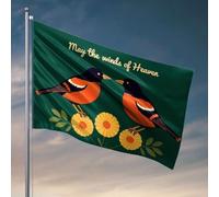 Bandiere per camera adolescenti ragazzi possono soffiare delicatamente i venti del cielo. Bandiera uomo grotta bar cortile decorazione (30 x 45 cm)