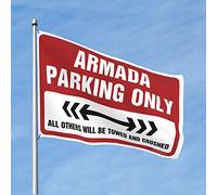 Bandiere per camera da letto Armada solo parcheggio bandiera roba fresca per ragazzi uomo Cabe Decor (dimensioni: 152 x 244 cm)