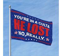 Bandiere per camera per adolescenti You 'Re in a Cult And He Lost No Really Flag Man decorazioni per grotte oggetti da piscina (60 x 90 cm)