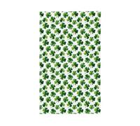 Bandiere per casa da cortile alla moda con quadrifogli, striscione di auguri con occhielli per interni ed esterni, decorazioni per la casa