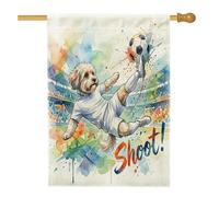 Bandiere per casa del cane Havanese 2026, 71 x 101 cm, double face, per esterni, partita di cucciolo, tiro a pallavolo, bandiere verticali standard per la casa, decorazione sportiva per cortile e