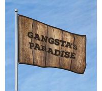 Bandiere per dormitorio per ragazze Gangsta'S Paradise Flag 1 decorazioni da cortile per camera da letto da uomo (30 x 45 cm)